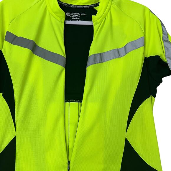 Aero Tech Designs Cyclewear Jersey Men M Cycling Shirt Short Sleeve Reflective - Picture 5 of 13